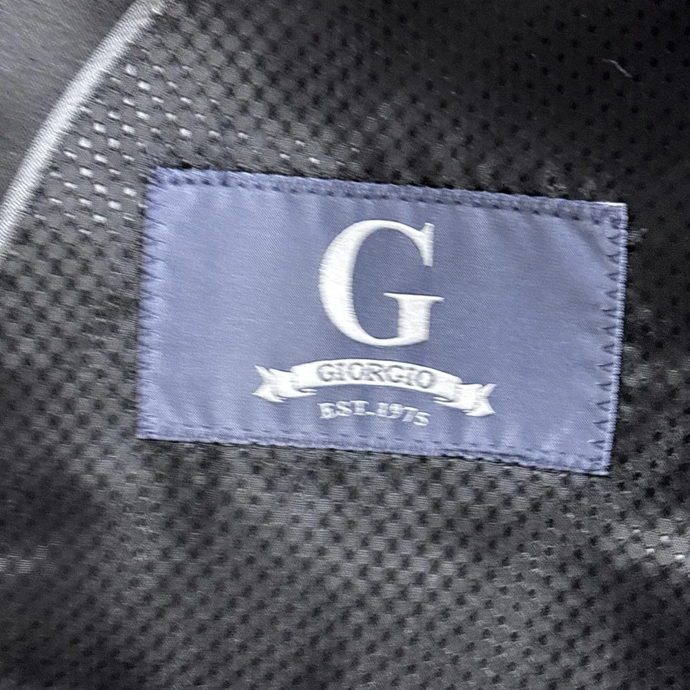 Giorgio Tuxedo Jacket 38R Black Satin Formal Evening Wedding‎ Classic Party NYE